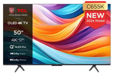 TCL 50C655K 50” QLED 4K UHD Google TV (2024)