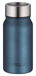 THERMOcafé by THERMOS TC DRINKING MUG Gobelet isotherme, en acier inoxydable, bleu mat, 0,35 l, anti-fuite, 8 heures de chaud pendant 16 heures pour le froid, passe au lave-vaisselle, sans BPA