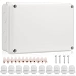 Boîte de Dérivation, Boîtes de Jonction Etanche IP65,Boitier Plastique Electronique,Boite de Derivation Etanche Exterieur,150 x 110 x 70 mm