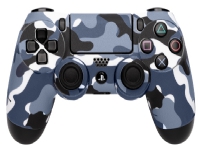 Software Pyramide 97320, PlayStation 4, Gaming controller skin, Kamouflage, Grå, Sony, 1 styck