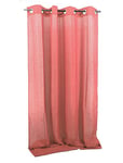 ForenTex Cortinas Habitación Confección 145 x 260 cm Rideaux à œillets pour Portes de fenêtre de Salon et de Chambre à Coucher, Polyester, Rose nacré Z-0529, 145X260cm