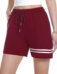 Gyabnw Short Femme Sport Court Short de Course à Pied Short Décontracté Yoga Jogging Fitness Running