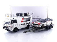 OTTO MOBILE 1/18 - VOLKSWAGEN LT35 + QUATTRO A2 - TOUR DE CORSE 1983 OT418