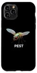 Coque pour iPhone 11 Pro Ravissant blague aquarelle mouche insecte insecte camper été camping