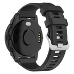 Garmin Forerunner 955 / 255 / 745 / 945 / 935 / instinct 2 osv. Silikonarmbånd, 22mm - Svart