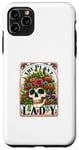 Coque pour iPhone 11 Pro Max The Plant Lady Carte de tarot Halloween Squelette gothique magique