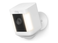 Ring Spotlight Cam Plus Battery - Nettverksovervåkingskamera - utendørs - værbestandig - farge (Dag og natt) - 1080p - lyd - trådløs - Wi-Fi