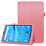 Lenovo Tab M8 (2nd Gen.) 8" Litchi Leather Case m. Stand & Magnetic Lock - Pink