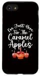 Coque pour iPhone SE (2020) / 7 / 8 Caramel Apple - Je suis juste là pour les pommes au caramel