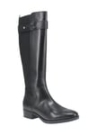 Geox D Felicity Knee high Boot, Black, 2.5 UK