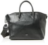 ABRO Sac Ivy Medium, Mixte, Noir/Nickel