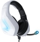 Casque De Jeu Pour Pc Et Consoles De Jeu Ps5, Ps4, Xbox Series X | S, Xbox One, Nintendo Switch Et Google Stadia - Son Stéréo Avec Micro Antibruit - Hornet Rxh-20 Édition Siberia