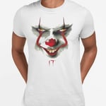 Pennywise t-shirt - Vit Halloween XXXL