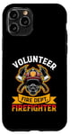 Coque pour iPhone 11 Pro Emblème de pompier Brave Hero Fire Dept