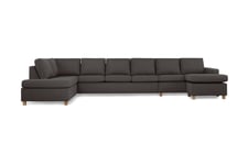 Scandinavian Choice NEW YORK U-soffa XXL Divan Höger Mörkgrå - U-soffor