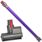 Vacuum Mini Motorised Turbine Brush for Dyson V8 SV10 + Purple Rod Wand Tube