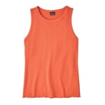 Patagonia Womens Rib Knit Tank (Orange (COHO CORAL) Small)