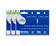 6 x NIVEA Lip Balm Original Care 4.8g