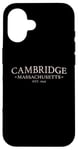 Coque pour iPhone 16 Cambridge, Massachusetts - Simple Cambridge, MA