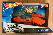 Hot Wheels Speed Winders Twisted Cycle ~ Orange Damaged box ~Brand NEW~