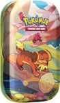 Pokémon TCG: Vibrant Paldea Mini Tin – Dachsbun & Oricorio (2 Booster Packs, 1 Sticker Sheet)