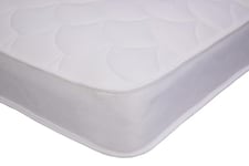 Starlight Beds Single Mattress - 3ft Shell Hybrid Sprung Memory Foam Mattress, Soft Comfort, 18cm Deep, White (90cm x 190cm)