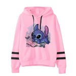 Y2k Cartoon Stitch Roliga Hoodies Kvinnor Harajuku Söt Lilo and Stitch Anime Sweatshirt Manga Streetwear Hoody Kvinna Barn 59221 XXL