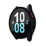 Samsung Galaxy Watch 7 / 6 / 5 / 4 / FE (40 mm) Deksel i Hardplast med Innebygd Skjermbeskyttelse - Svart