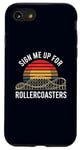 Coque pour iPhone SE (2020) / 7 / 8 Inscrivez-moi pour le ventilateur Rollercoasters Retro Roller Coaster