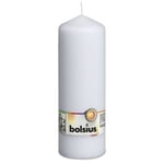 Bougie Cylindrique Bolsius Blanche 200/68Mm