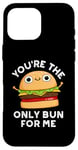 Coque pour iPhone 16 Pro Max Tu es le seul pain pour moi, jeu de mots amusant à hamburger