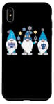 Coque pour iPhone XS Max Nains de jardin Hanukkah Shalom - Chapeaux bleus