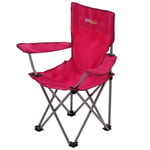 Regatta Unisex Kids Isla Lightweight Folding Camping Chair (Cabaret) - Multicolour Steel - One Size