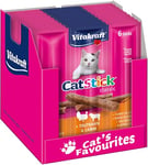 Vitakraft Cat Stick Classic - Friandise en bâtonnet pour chat à la dinde et à l'agneau - Recette sans céréales ni sucres ajoutés (10 x 36g)