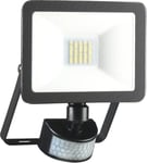 ELRO LF60 Design Lampe d'extérieur LED avec Détecteur de Mouvement - 10W - 800LM - Étanche IP54 - Noir