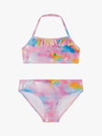 Monsoon Kids' Shimmer Ruffle Bikini, Multi