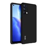 Cover for Oppo Reno 5 5G/Find X3 Lite Silicone Case Matte black + Flexible Film