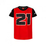 Troy Bayliss Shirt Fille, Rouge/Noir, 4-5 Ans