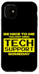 Coque pour iPhone 11 Funny Tech Support It Programmateur informatique professionnel