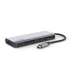 Belkin USB-C 7- in 1 Multiport Hub - Space Grey