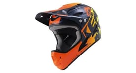 Casque integral kenny down hill 2022 graphic orange