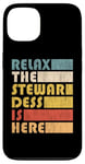 Coque pour iPhone 13 Relax Stewardess, Hôtesse De L'air