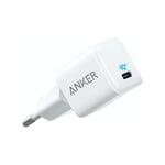 Anker Powerport Iii Nano - Adaptateur Secteur - 20 Watt - Iq 3.0 (24 Pin Usb-C) - Blanc