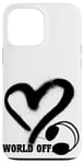 Coque pour iPhone 13 Pro Max Casque Musique Coeur Techno House Amour