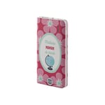 Dodo ET Cat Opportunité Powerbank Drôle de 4000 mAh en Rose avec Un Design de Fleurs et de Typographie, Batterie Externe Qui apporte Une Touche de Joie à Votre Quotidien - Cadeaux Originaux