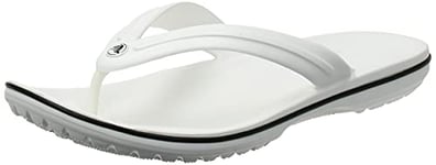 Crocs Crocband Flip, Tongs Mixte, White, 37/38 EU