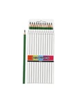 Creativ Company Triangular colored pencils - Green 12pcs.