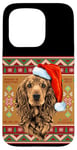 Coque pour iPhone 15 Pro Enjoy Christmas New Year Present T-shirt, Xmas Santa Dog Fun