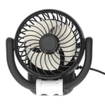 Car Fan Quiet Operation USB Car Fan Rapid Cooling 3500RPM 360 Degree Rotatable