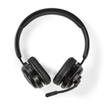 PC headset | On-Ear | Stereo | Bluetooth | Vikbara Mikrofon | Svart